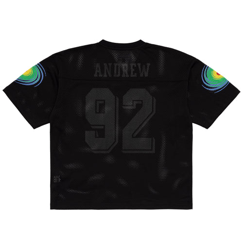 92 Tonal Football Jersey - Black