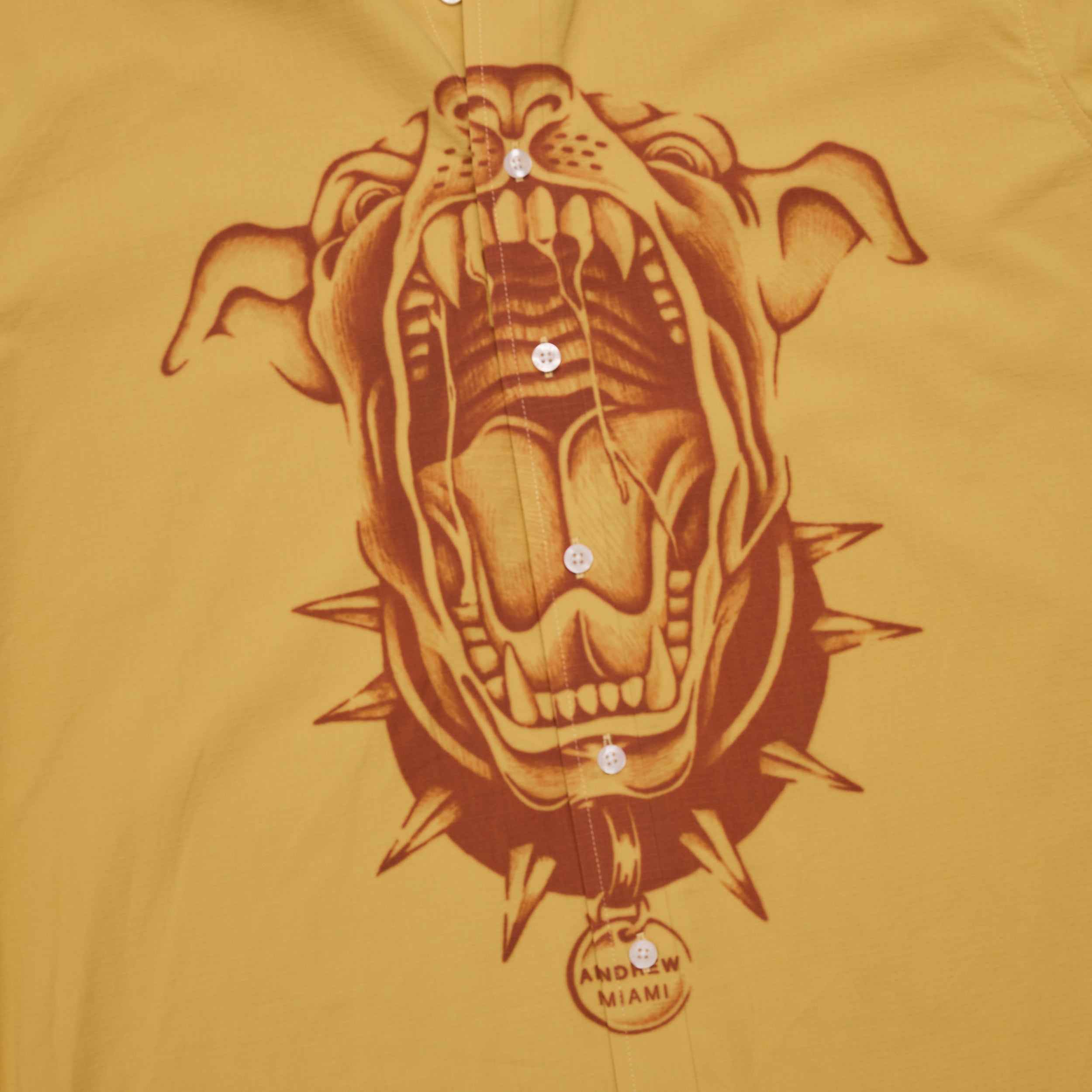 He Don't Bite Button Up - Dijon