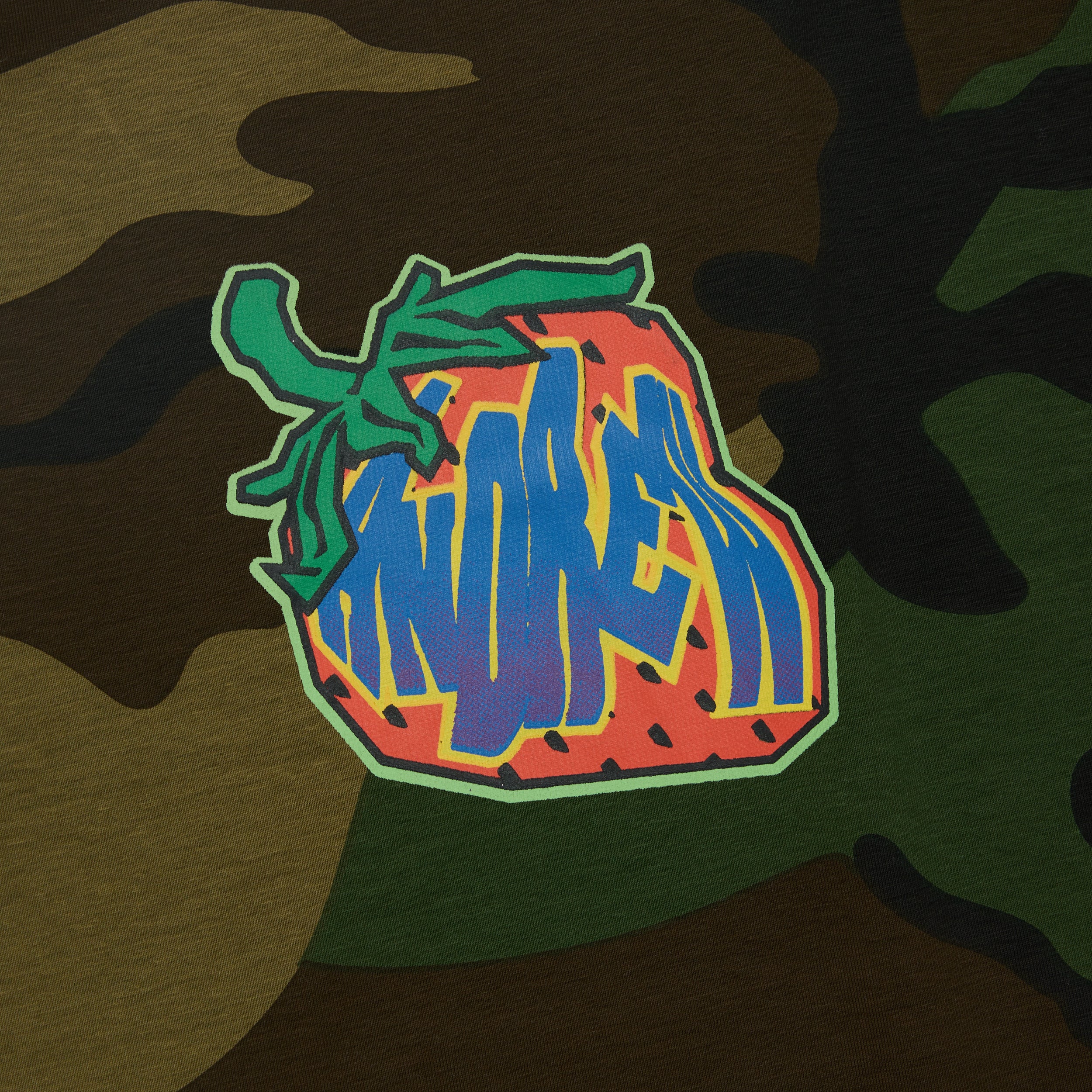 Strawberry Baby Tee - Camo