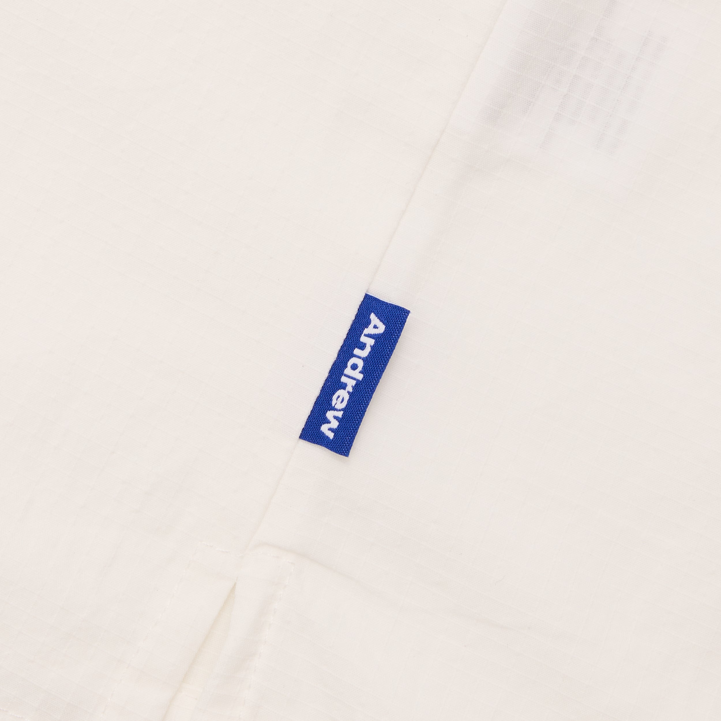 He Don't Bite Button Up - White