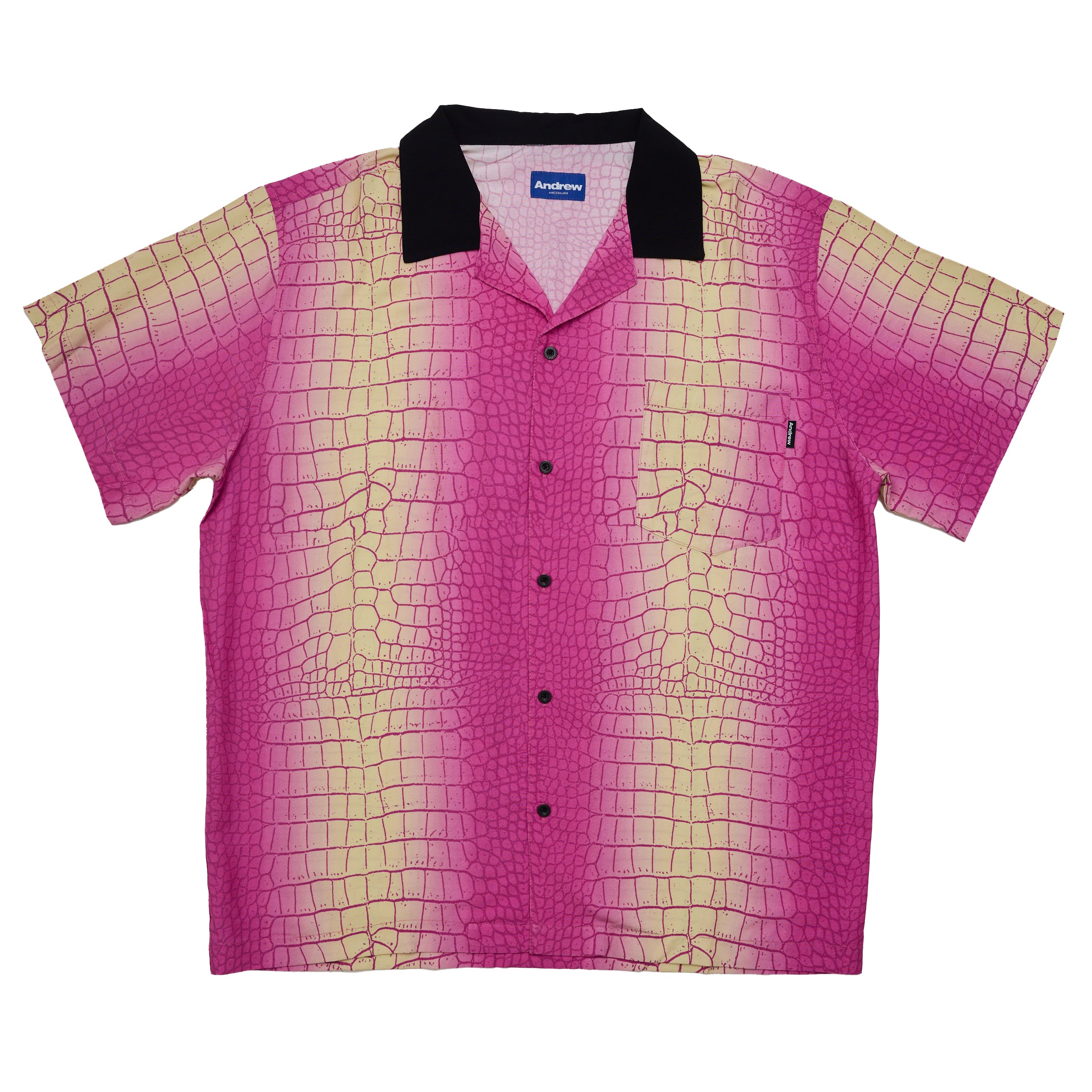Gator Viscose Shirt - Pink