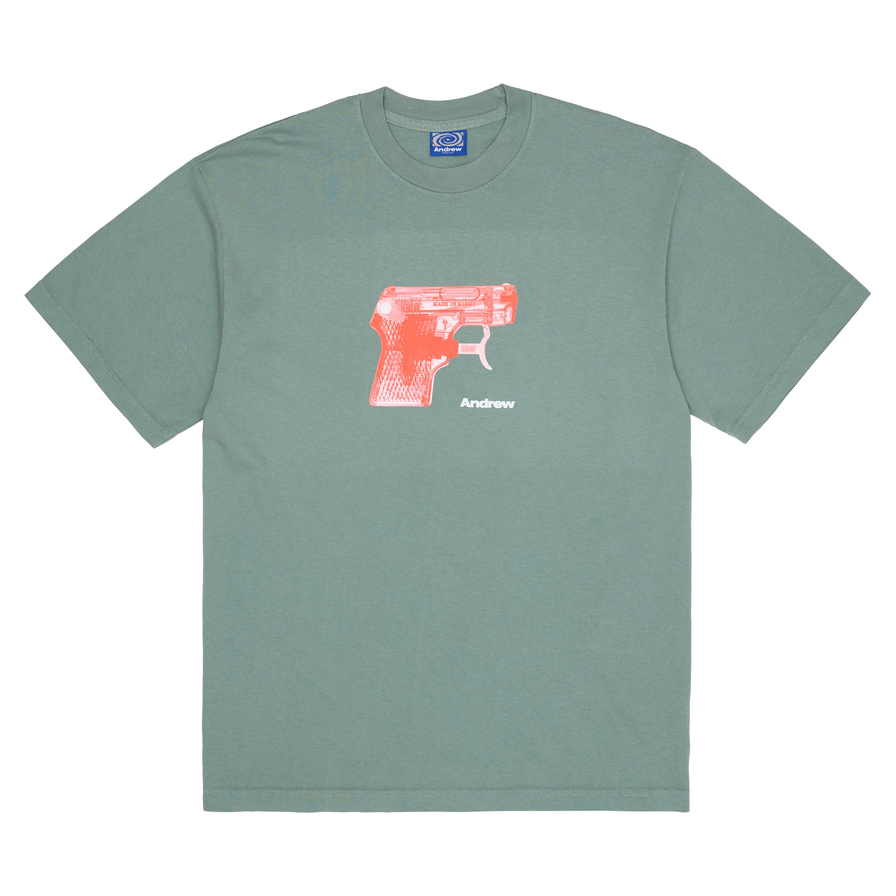 Water Gun Tee - Atlantic Green