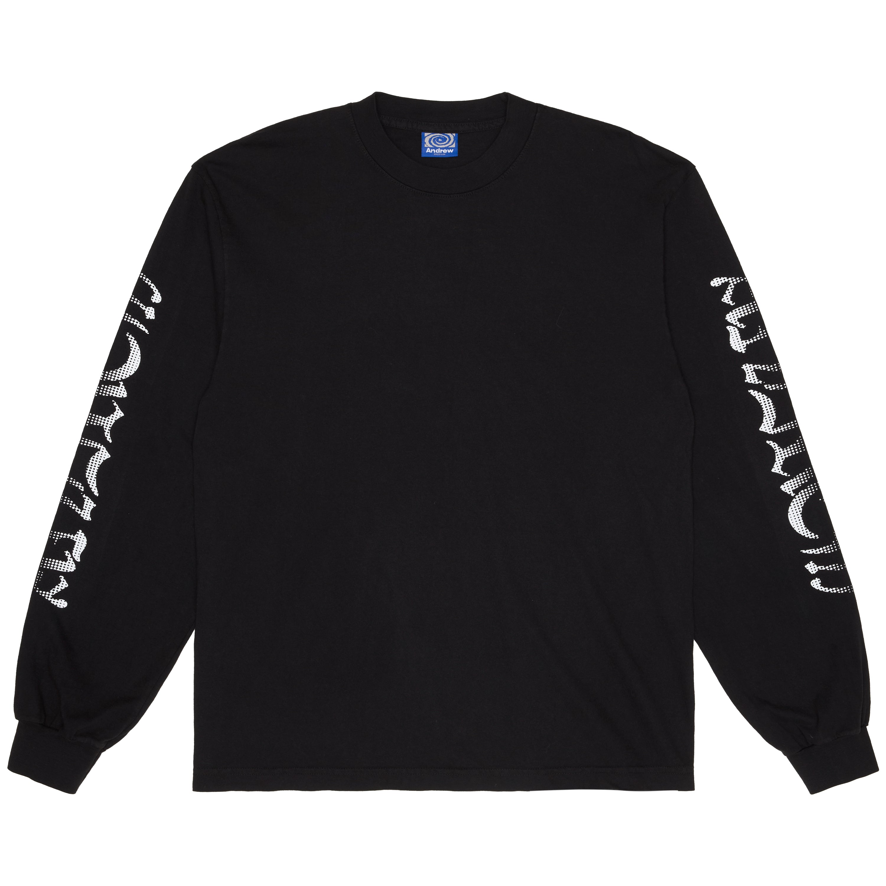 Halftone L/S Tee - Black