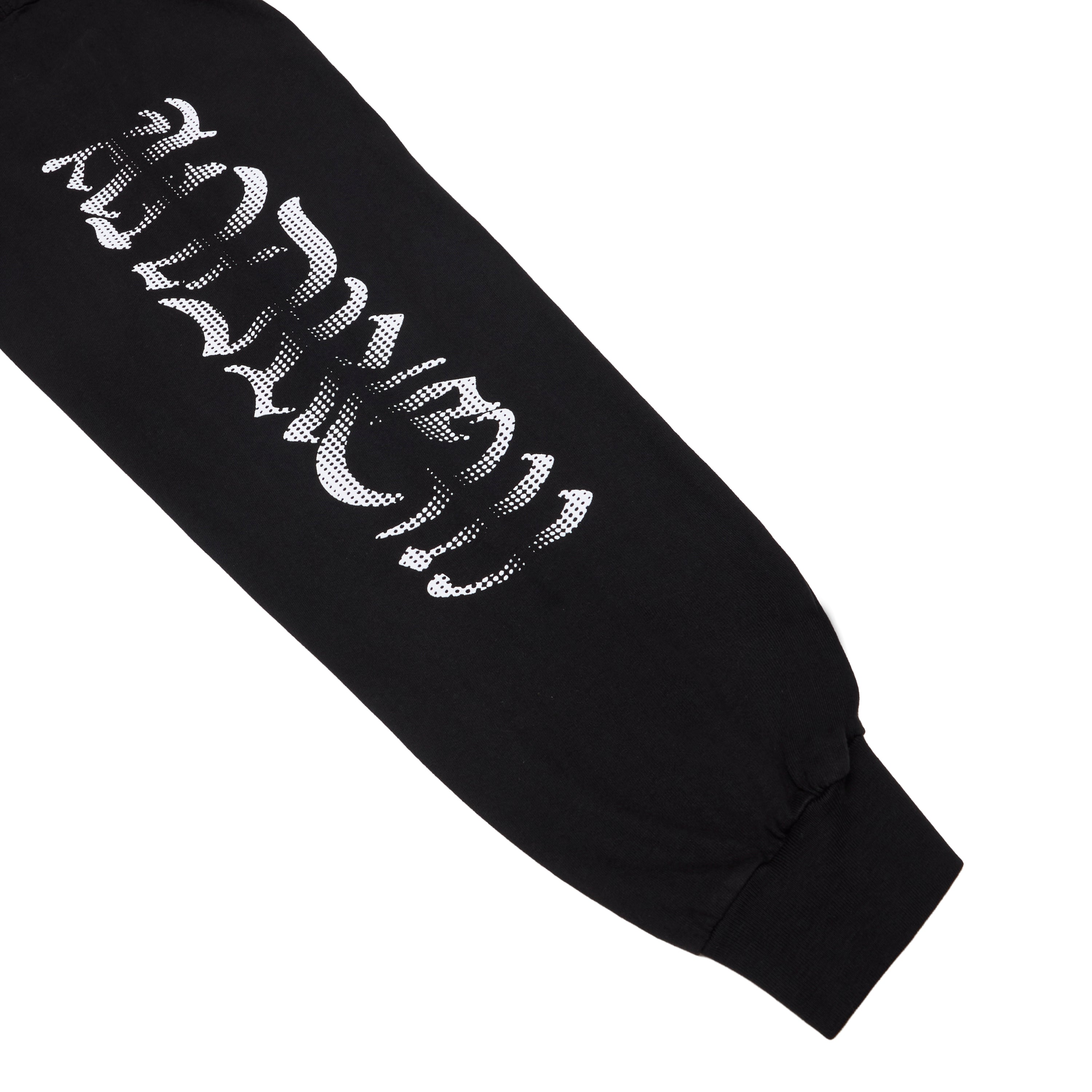 Halftone L/S Tee - Black
