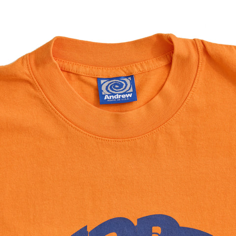 Lounge Cat Tee - Orange Detail 2