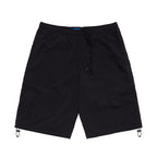 Lowercase Long Nylon Shorts - Black