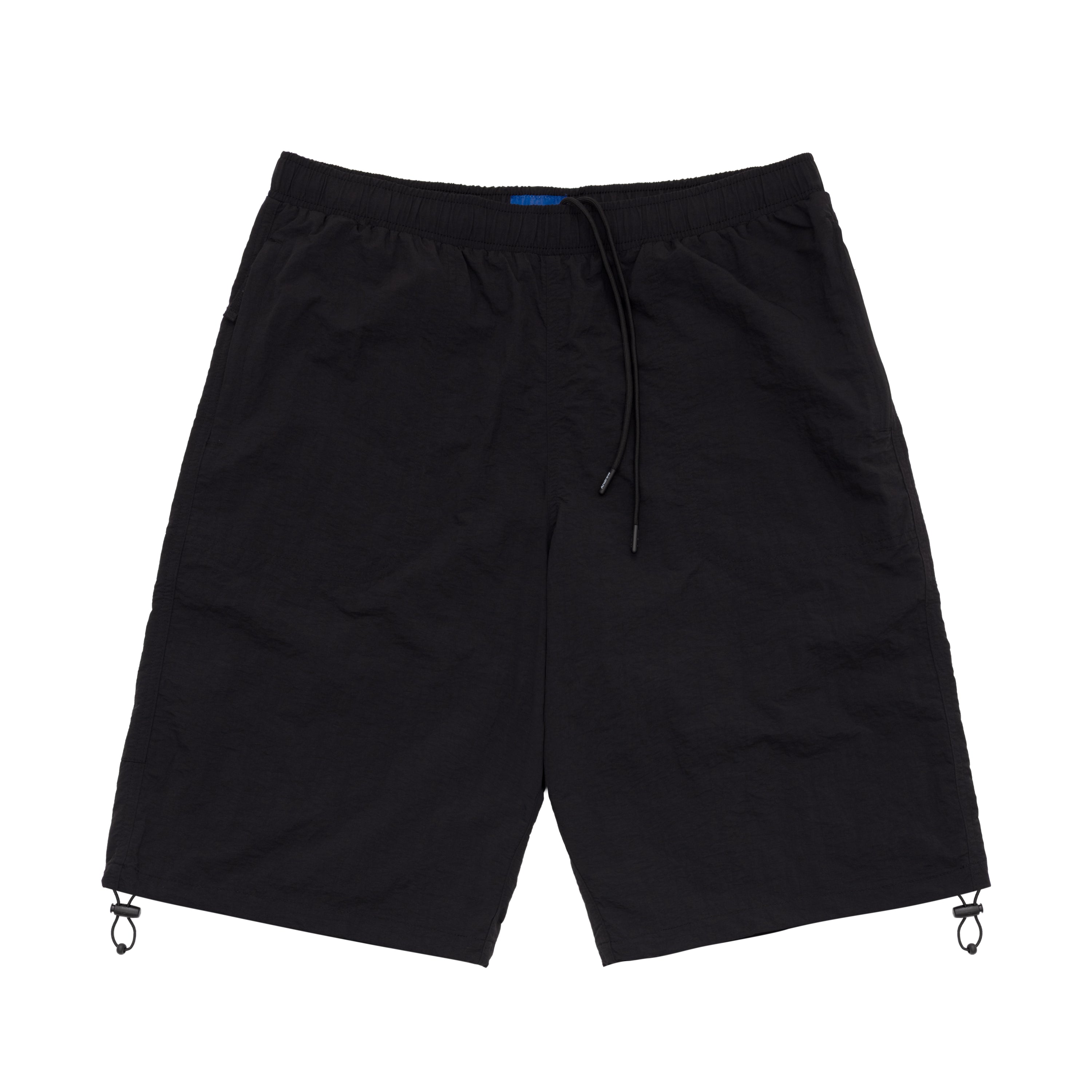 Lowercase Long Nylon Shorts - Black