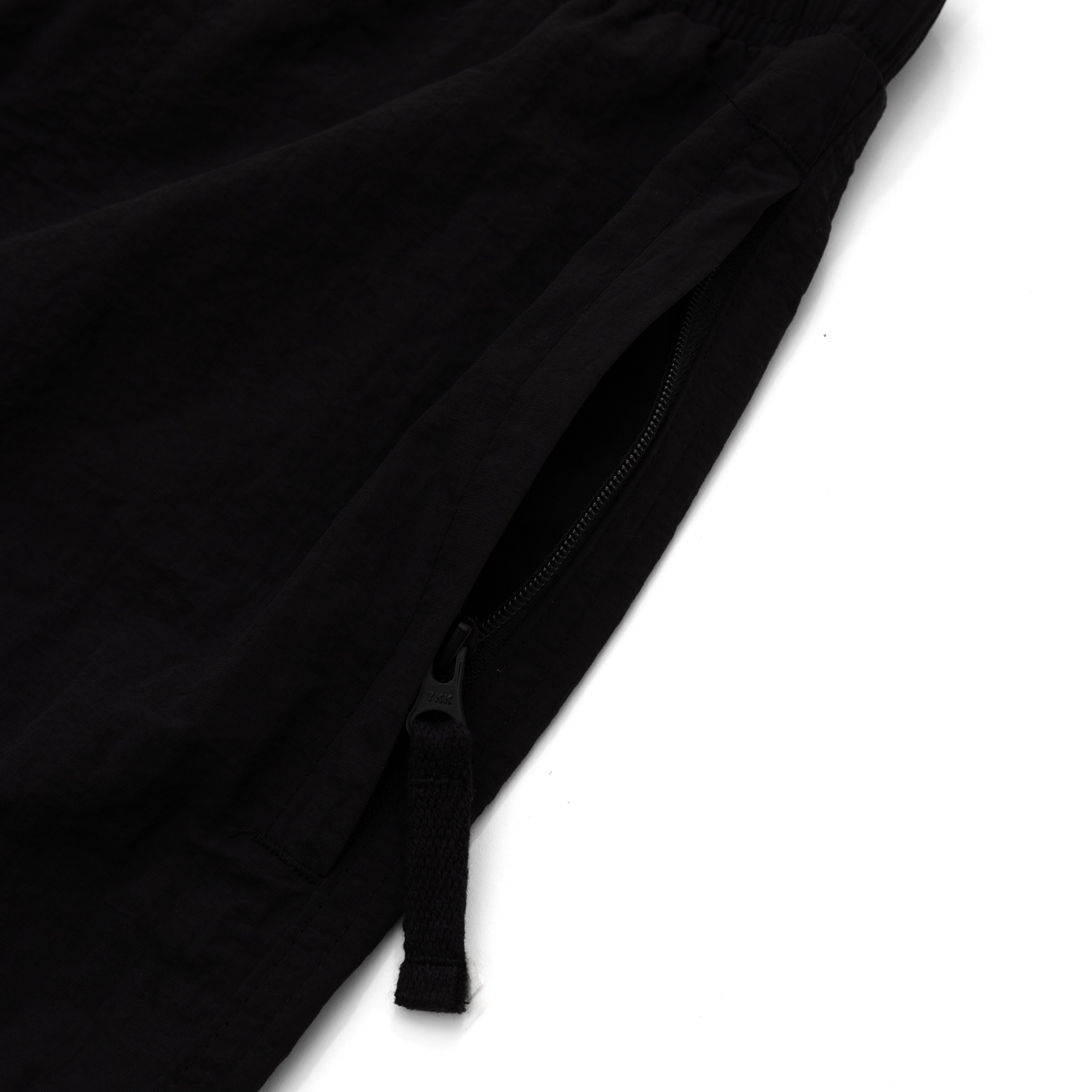 Lowercase Long Nylon Shorts - Black