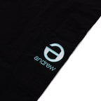 Lowercase Long Nylon Shorts - Black