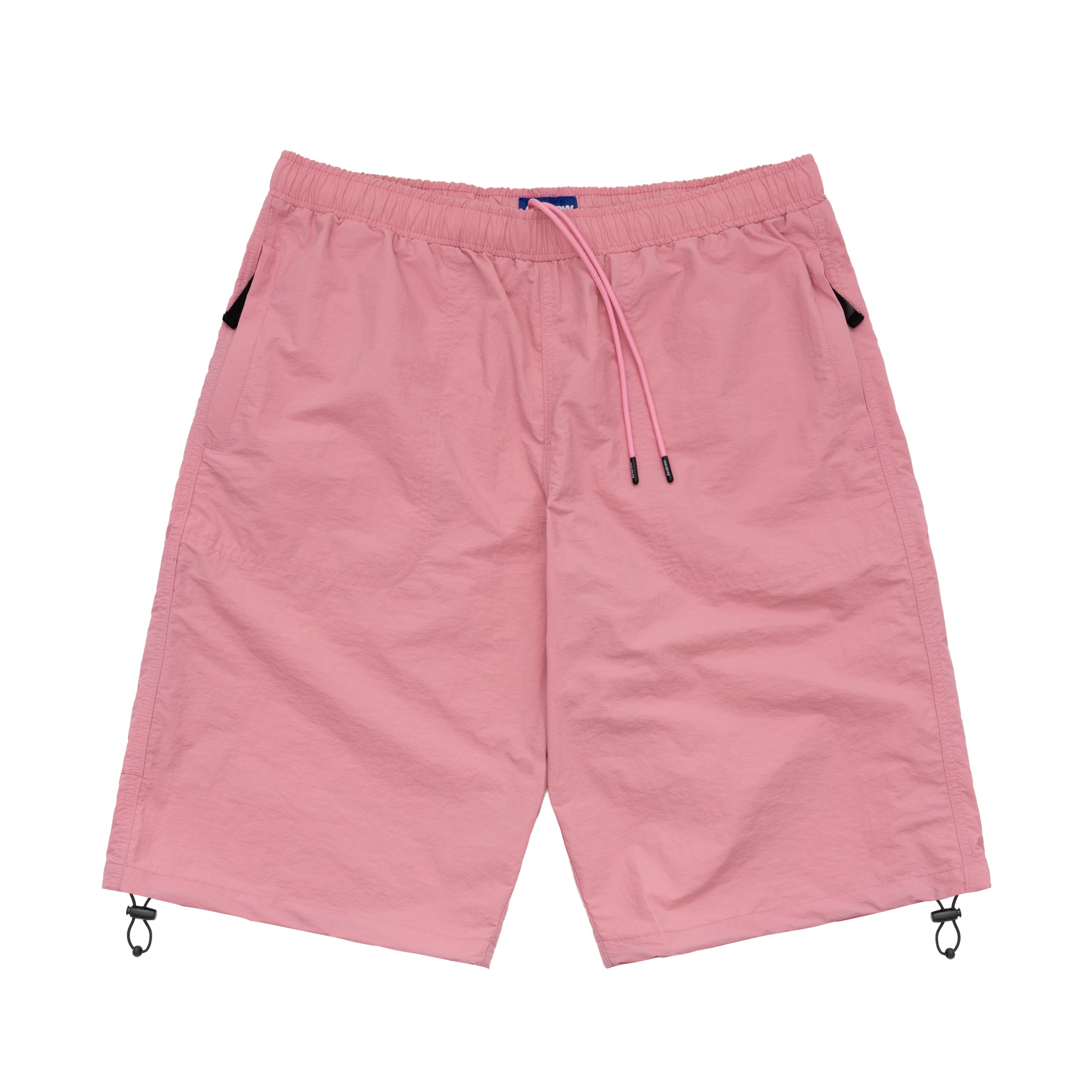 Lowercase Long Nylon Shorts - Pink