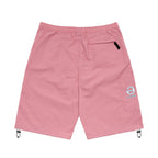 Lowercase Long Nylon Shorts - Pink