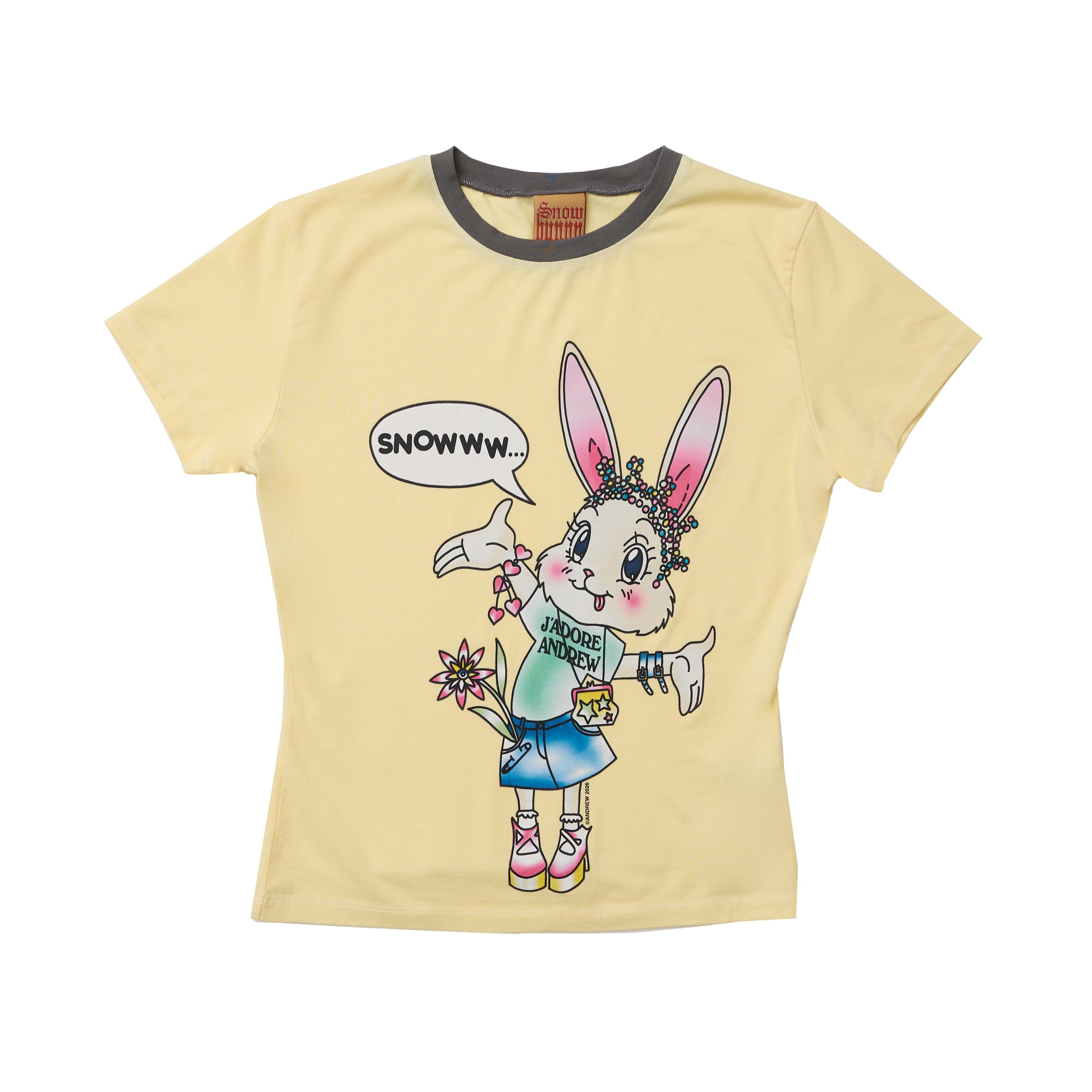 Chez Snow Bunny Baby Tee