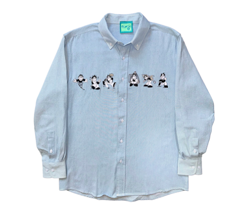 Atticus Torre Settings - Denim Button Down