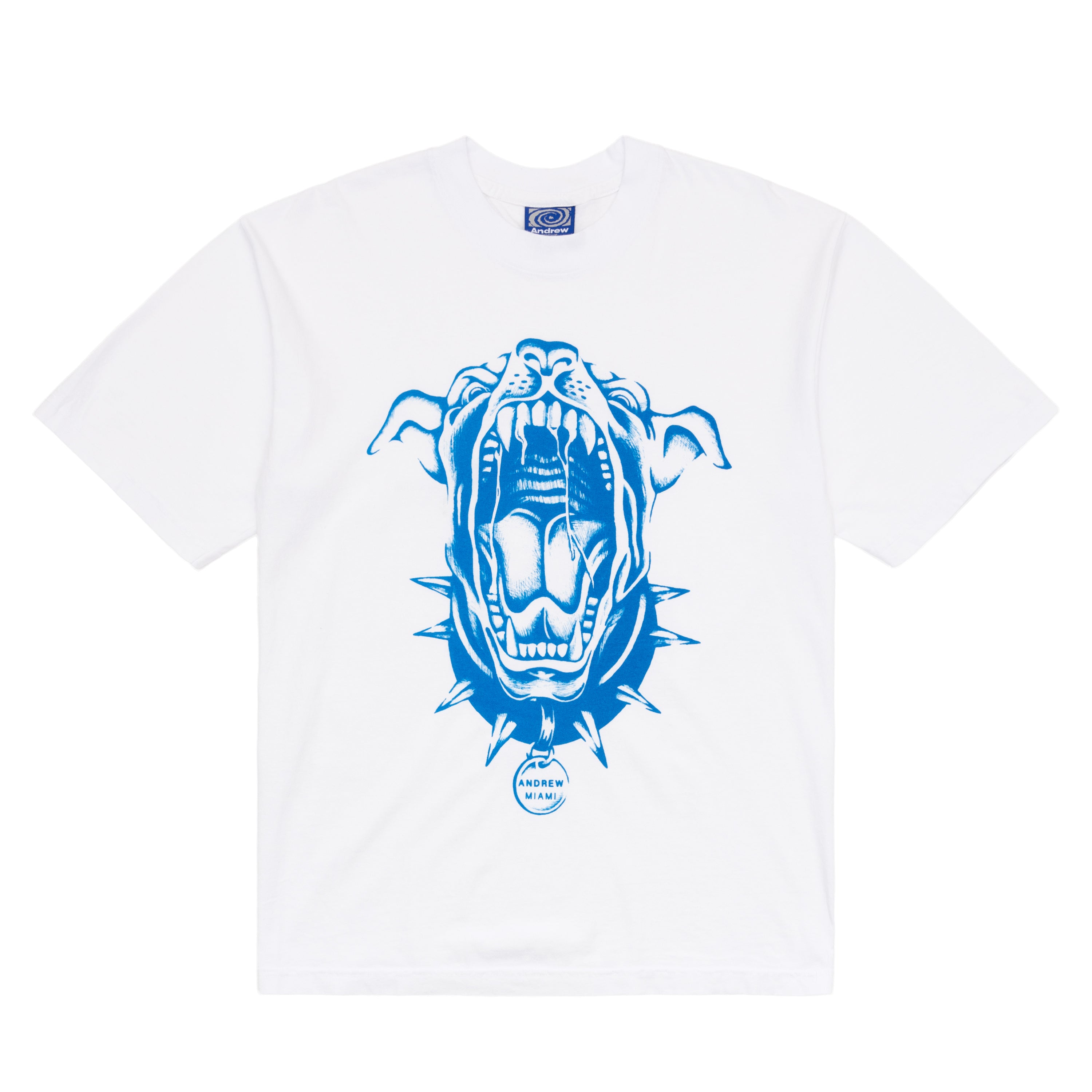 He Don't Bite Tee - White