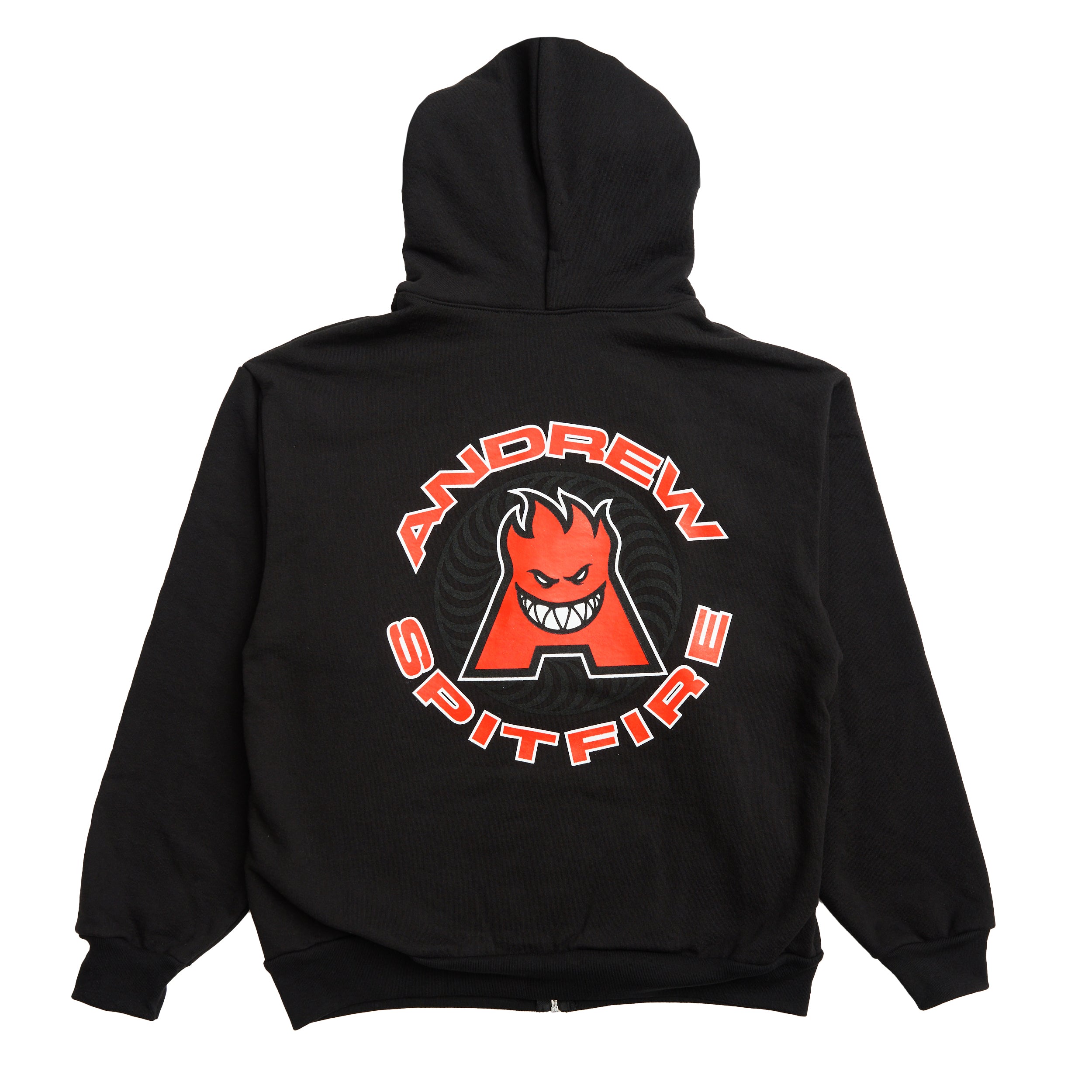 Spitfye Zip Up Hoodie - Black