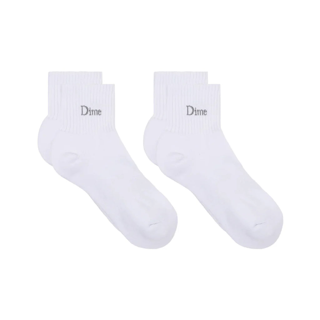 Dime MTL - Classic 2-Pack Socks White