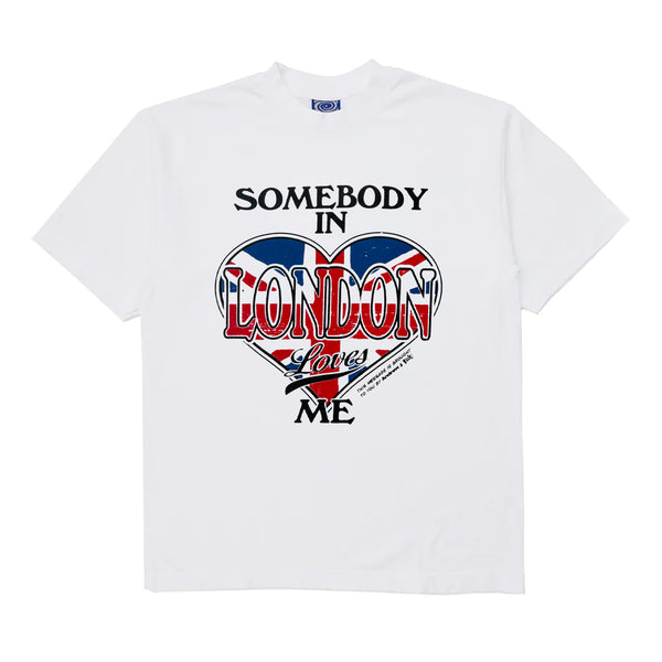 Somebody in London Tee - White