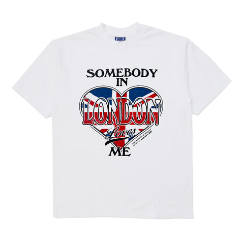 Somebody in London Tee - White
