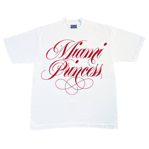 Andrew - Miami Princess Mens Tee (White)